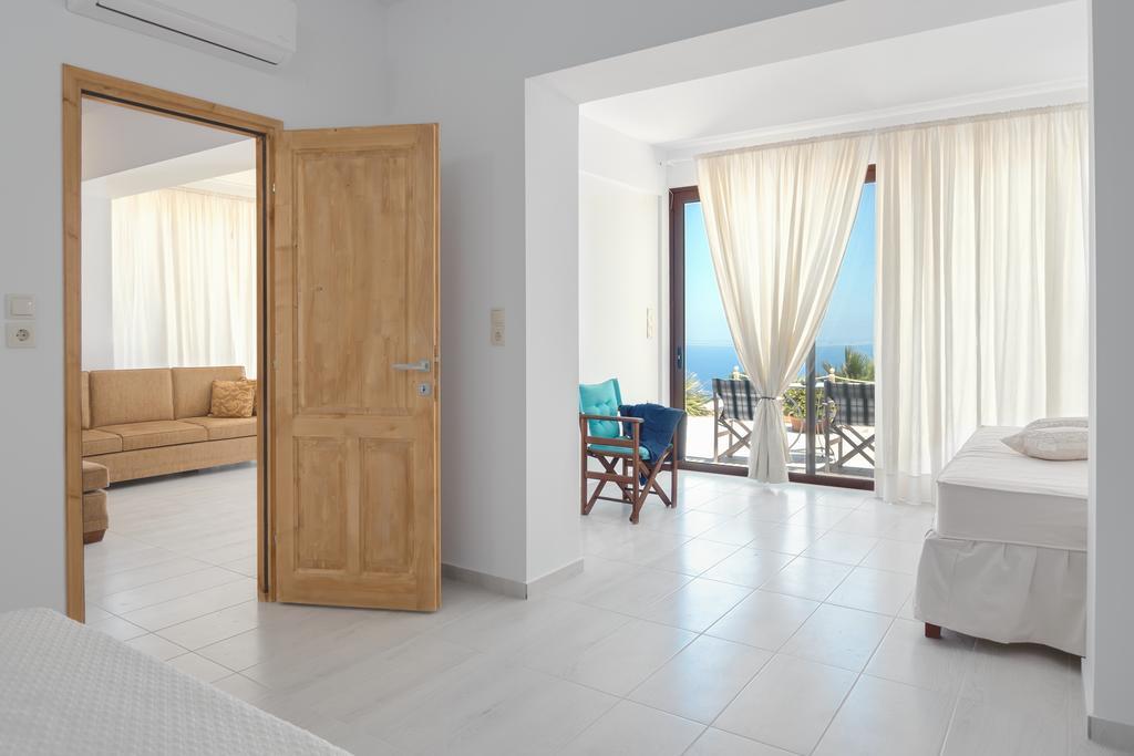 Sea Views At Villa Anemomylos With Heated Pool, Ping Pong And Tennis アギア・ペラギア エクステリア 写真