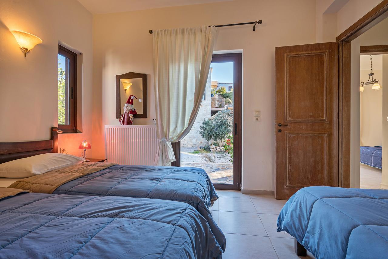 Sea Views At Villa Anemomylos With Heated Pool, Ping Pong And Tennis アギア・ペラギア エクステリア 写真