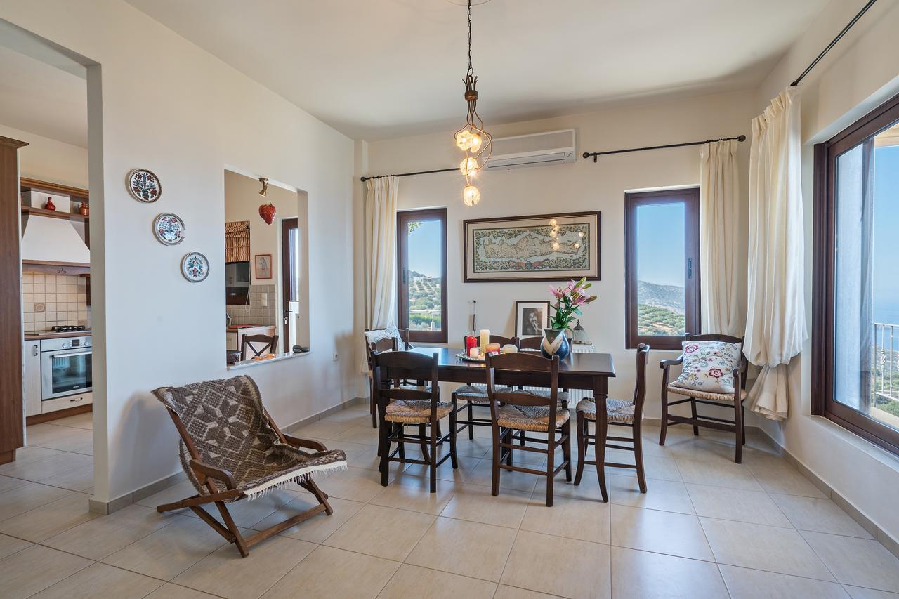 Sea Views At Villa Anemomylos With Heated Pool, Ping Pong And Tennis アギア・ペラギア エクステリア 写真